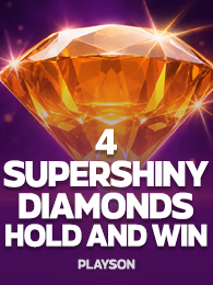 4 Supershiny Diamonds: Hold and Win
